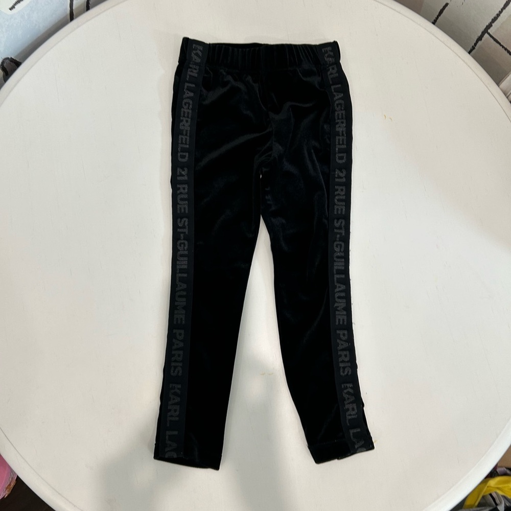Karl Lagerfeld girls velvet pants